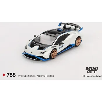 autíčko Lamborghini Huracán STO Bianco Asopo 2023 - 1:64 - Mini GT