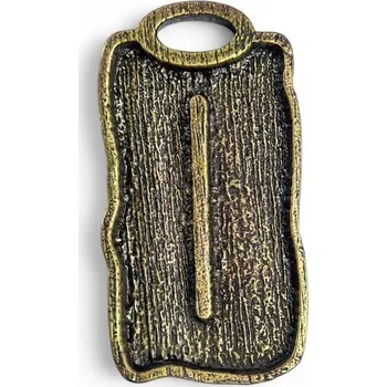 Náhrdelník Drakkaria ISA - runový amulet, zinek staromosaz