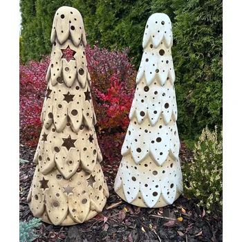 Zahradní dekorace Svícen strom 62 x 30 cm