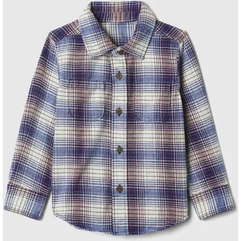 Chlapecké tričko Dětská košile GAP BABY 5y Modrá, Béžová