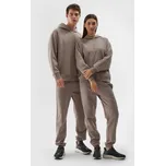 Tepláková mikina unisex 4F 4F hnědá 3058157