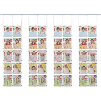 Artiteq Neosvětlený set do výlohy Display It Flex, 40x kapsa A4 oboustranná, nástěnná lišta