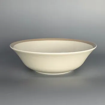 Thun 1794 JANA mísa salátová ivory s hnědým lemem 250 mm, II. jakost