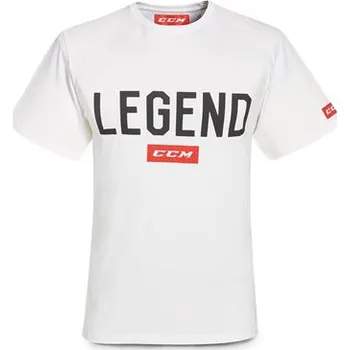 Pánské tričko Triko CCM Legend Oversize White Velikost: XXL