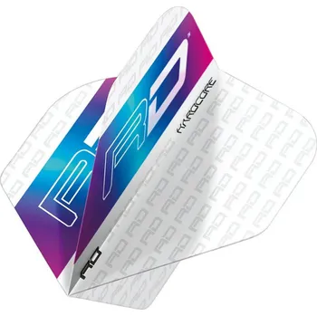 Letky na šipky Red Dragon Hardcore XT duhové standardní, extra hrubé 100 mikronové