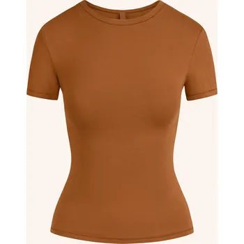 Dámské tričko Skims Dámské Pohodlné Domácí Tričko Cotton Jersey, chai, 36