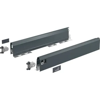 Nábytek HETTICH 9150488 ArciTech bočnice 94, 450mm, flexi sada, antracit (HETTICH 9150488 ArciTech bočnice 94, 450mm, flexi sada, antracit)