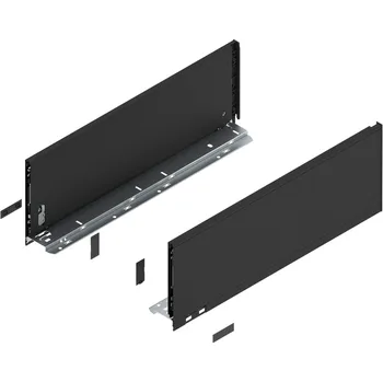 Nábytkové kování BLUM 770C2702S Legrabox, bočnice C pure 270mm, černá (BLUM 770C2702S Legrabox, bočnice C pure 270mm, černá)