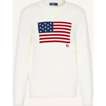 Pánský svetr Polo Ralph Lauren Pánský Svetr, bílá / tmavě červená / tmavě...