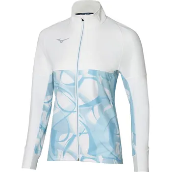 Dámská větrovka Dámská sportovní bunda Mizuno Paris Athlete Hybrid Warm up Jacket / Plein Air Velikost: XL
