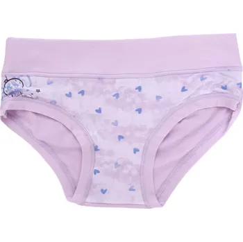 Dívčí kalhotky se srdíčky Emy Bimba B2876 old mouve velikost 5