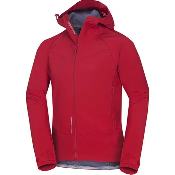 Pánská bunda Northfinder Pánská softshellová bunda RALPH, tmavě rudá,