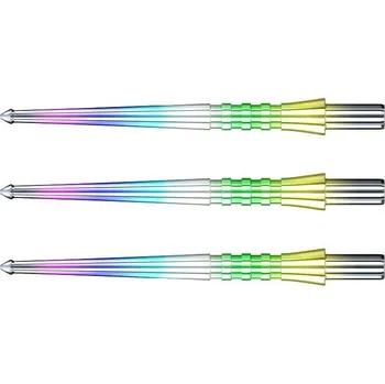Šipka Hroty na šipky Red Dragon Rainbow Raptor GT, duhové 33mm