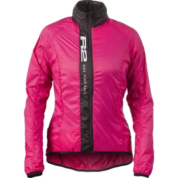 Cyklistická bunda Dámská cyklistická bunda R2 EASE ATJ02C black, pink