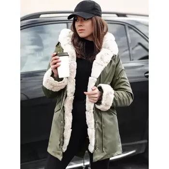 Dámská bunda DSTREET TY4782 ZELENÁ S