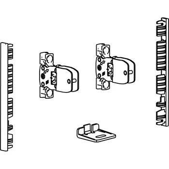 Nábytkové kování HETTICH 9257619 AvanTech YOU spojky čela vnitřní zásuvky 101, bok/čelo, antracit (HETTICH 9257619 AvanTech YOU spojky čela vnitřní zásuvky 101, bok/čelo, antracit)