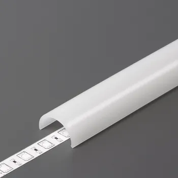 LED lišta StrongLumio krycí lišta D k profilu Uni/Arc naklapávací půlkulatá, 2000mm mléčná (StrongLumio krycí lišta D k profilu Uni/Arc naklapávací půlkulatá, 2000mm mléčná)