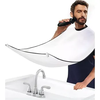 Koupelnový nábytek Zástěra na holení vousů s přísavkami (ZAH1)