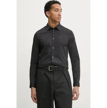 Pánské oblečení Košile Tommy Jeans DM0DM04405 černá 99X, vel. M