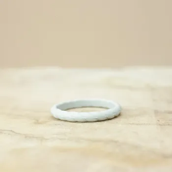 Prsten Prstýnek Spiral Barva: Šedá, Velikost: XS - 52 mm