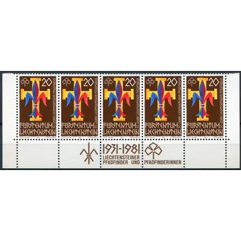 Poštovní známka (1981) MiNr. 773 ** (5-pá) - Lichtenštejnsko - Skauting