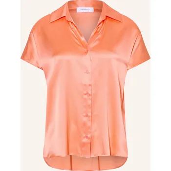Dámská halenka Darling Harbour Dámská Košilová Halenka Z Hedvábí, lososová, 36