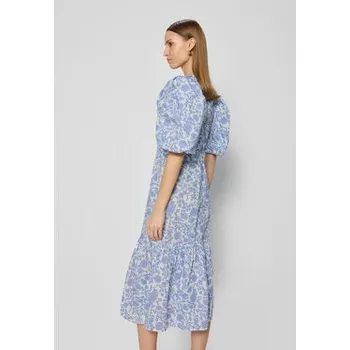 Dámské šaty BIZUU Každodenní šaty MOSELLE Modrá Standard Fit 40