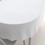 Teflonový oválný ubrus TF-084 Obdélníčky na bílém 100x160 cm