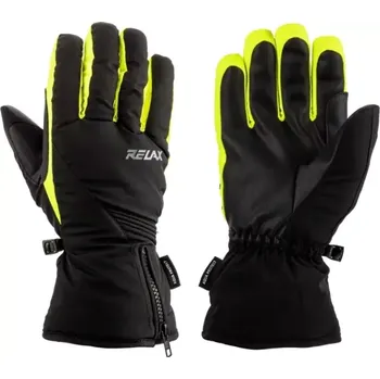 Rukavice Pánské Lyžařské rukavice RELAX THUNDER RR13F black, yellow