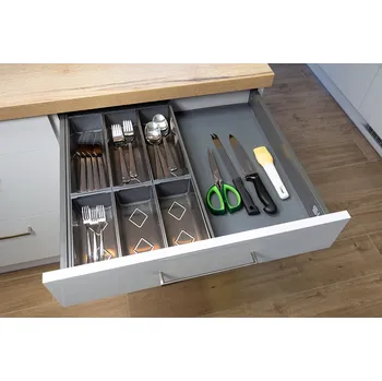 Nábytkové kování K-StrongMax 16 zásuvka H89/500mm, bílá, příborník SM 600, protiskluz bílá (K-StrongMax 16 zásuvka H89/500mm, bílá, příborník SM 600, protiskluz bílá)