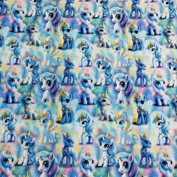 Softshell Modrý jednorožec š.140 cm EU