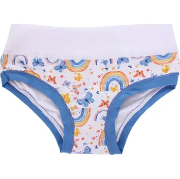 Dívčí kalhotky s potiskem duhy Emy Bimba B2936 zucchero velikost 5