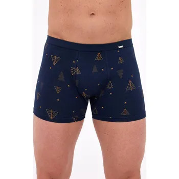 Boxerky Cornette vánoční boxerky 007/82 modrá