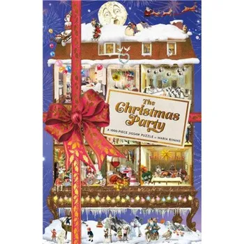 Puzzle The Christmas Party : A 1000-Piece Jigsaw Puzzle by Maria Rivans /anglais – RIVANS MARIA