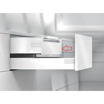 Nábytkové kování K-BLUM Antaro, zásuvka K 350mm/30kg, Blumotion/TOB, šedá, vnitřní (K-BLUM Antaro, zásuvka K 350mm/30kg, Blumotion/TOB, šedá, vnitřní)