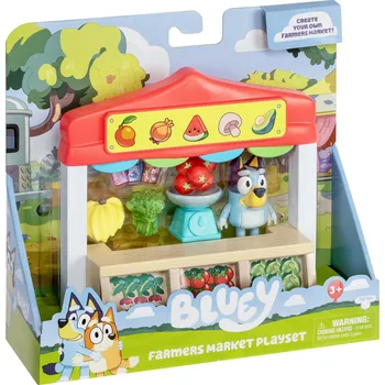 Figurka Set figurek a příslušenství Bluey Farmářské trhy mini hrací sada