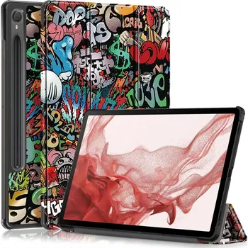Pouzdro na tablet Print chytré zavírací pouzdro na Samsung Galaxy Tab S9/Tab S10 - graffiti