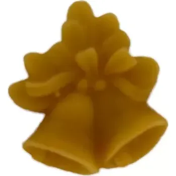 Vánoční dekorace Vánoční zvonky - přírodní ozdoba z vosku