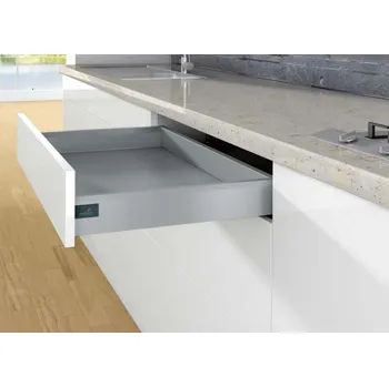 Nábytkové kování K-HETTICH Arcitech, čelní, stříbrný, 400/94, 40kg, SiSy (K-HETTICH Arcitech, čelní, stříbrný, 400/94, 40kg, SiSy)