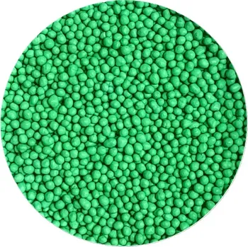 Jedlá dekorace na dort Cukrové zdobení Perličky zelené máček 50g