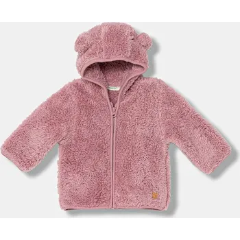 Kojenecké oblečení Kojenecká fleecová mikina United Colors of Benetton 36BTA501T.W.Seasonal růžová 34X, vel. 62