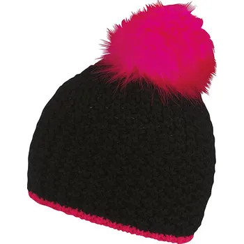 Čepice Cofee Zimní čepice Glow fur Barva: neon růžová/černá (25n), Velikost: uni