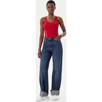 HUGO Top Datamia 50514489 Červená Slim Fit XS