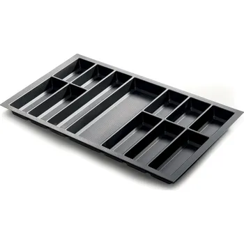 Příborník do zásuvky Příborník Classico Kristall SoftTouch černý pro StrongBox 90 (804 x 474 mm) (Příborník Classico Kristall SoftTouch černý pro StrongBox 90 (804 x 474 mm))