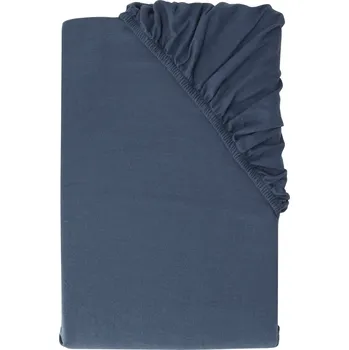 Prostěradlo LIVARNO® Napínací prostěradlo z jemného flanelu, 180-200 x 200 cm (modrá)