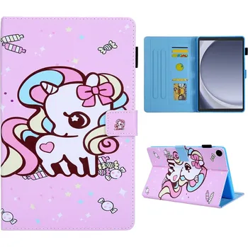 Pouzdro na tablet Cross chytré zavírací pouzdro na Samsung Galaxy Tab A11/Tab A9 - poník a sladkosti