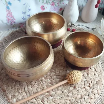 Meditační nástroje Sada tibetských mís Shledání