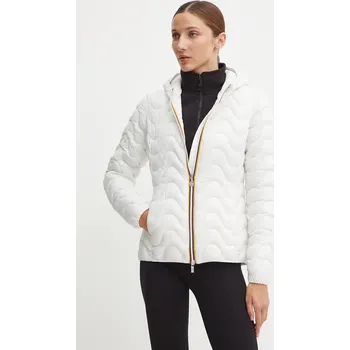 Pánská softshellová bunda Bunda K-Way dámská, bílá barva, přechodná, K5126IW 00X, vel. XL