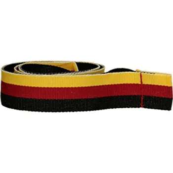 Stuha Stuha 20 mm - černo-červeno-žlutá