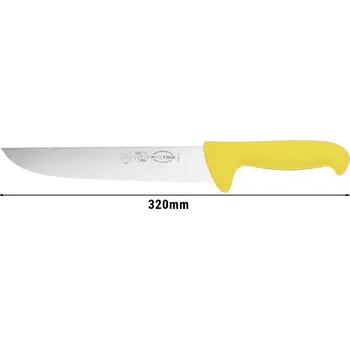 Kuchyňský nůž G.Gastro F. DICK špičatý nůž se žlutou rukojetí - 18 cm